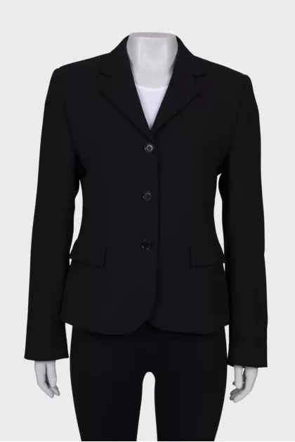 Wool black jacket