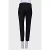 Wool navy trousers