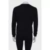 Black jumper with embroidery