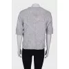 Short sleeve cashmere sweater