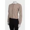 Cashmere cardigan with buttons