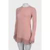 Pink dress with ruffles