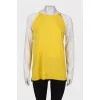 Two tone long sleeve with zip