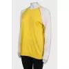 Two tone long sleeve with zip