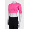 Sports top with tag