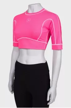 Sports top with tag