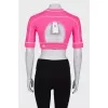 Sports top with tag