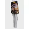 Black print skirt