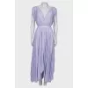 Pleated lavender dress with tag