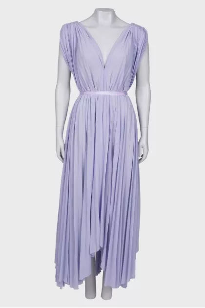 Pleated lavender dress with tag