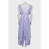Pleated lavender dress with tag
