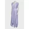 Pleated lavender dress with tag