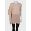 Long sweater with sequins