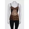 Pajama leopard top