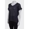 Knitted T-shirt with sequins