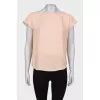Orange Т-shirt blouse