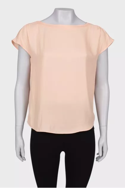 Orange Т-shirt blouse
