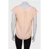 Orange Т-shirt blouse