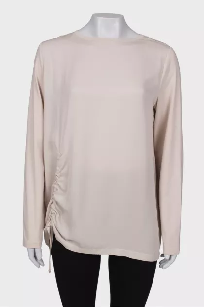 Side draped tunic