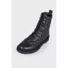 Кожаные ботинки Rockstud Spike