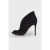 Vamp Suede Black Shoes