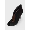 Vamp Suede Black Shoes
