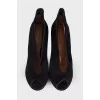 Vamp Suede Black Shoes