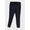 Jeans with black side panels
