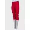 Red breeches with tag