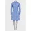 Blue striped dress