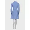 Blue striped dress