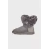 Uggs with fur and rhinestones