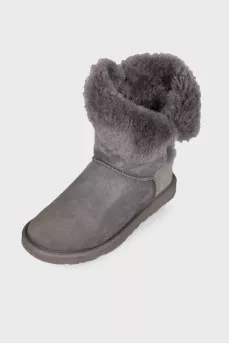 Uggs with fur and rhinestones