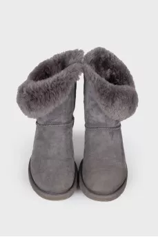 Uggs with fur and rhinestones