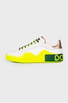 Portofino Melt leather sneakers