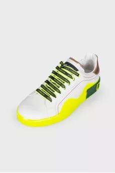 Portofino Melt leather sneakers
