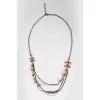 Reversible beaded necklace