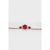 Golden necklace with massive beads