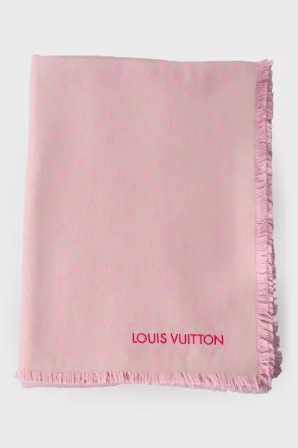 Pink scarf in print