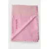 Pink scarf in print