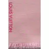 Pink scarf in print