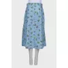 Skirt with hidden front slit