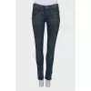 Jeans with openwork back