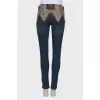 Jeans with openwork back