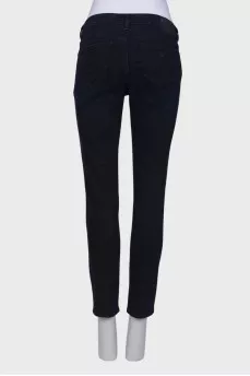 Navy blue straight fit jeans