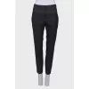 Wool gray dress pants