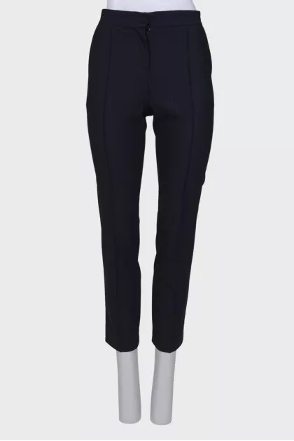 Classic blue striped trousers