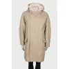 Jacket with fur lining