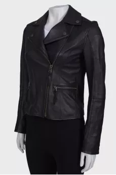 Classic leather jacket