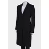 Black fitted coat